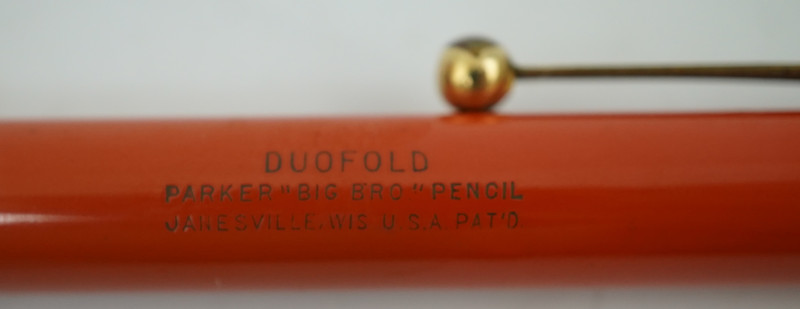 A Parker Lucky Curve Duofold 'Big Bro' pencil